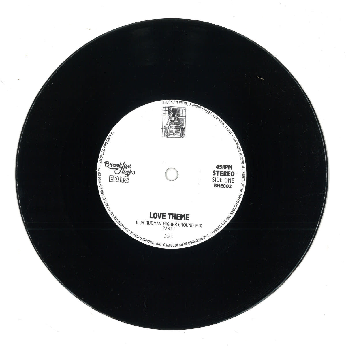 Isaac Hayes – Love Theme 7" (2025, Brooklyn Highs Edits)