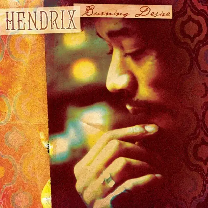 Jimi Hendrix - Burning Desire 2LP [RSDBF2022], Translucent Orange & Red Vinyl