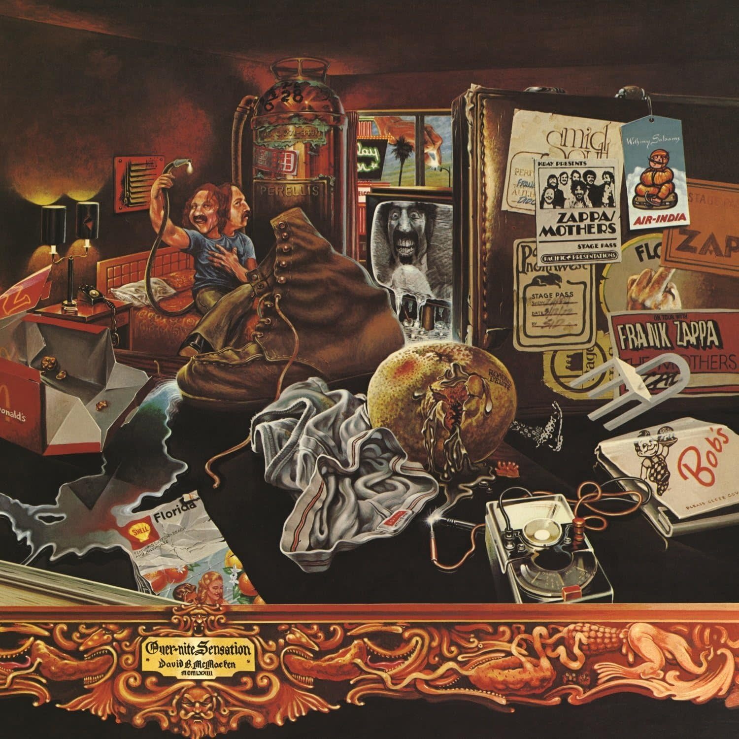 Frank Zappa – Over-Nite Sensation LP (Reissue, Zappa Records)