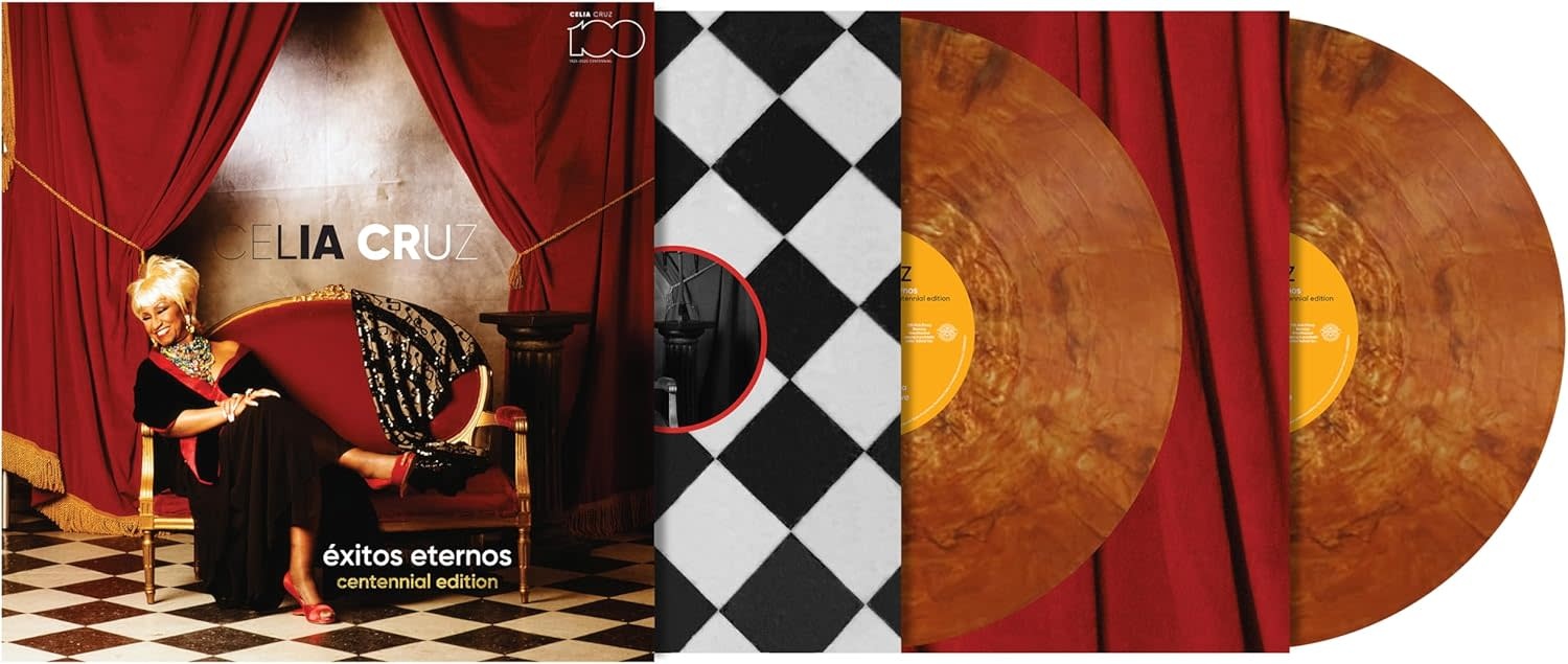 Celia Cruz – Exitos Eternos Centennial Edition 2LP (2025, Copper Vinyl, Compilation, Universal Music Group)