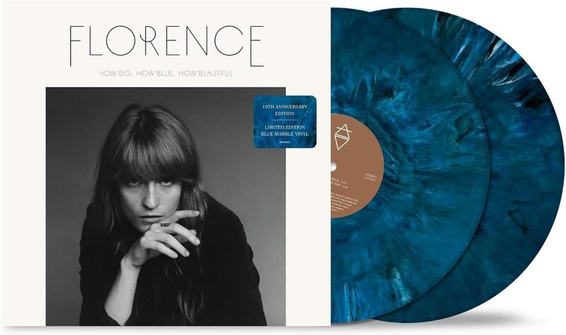Florence And The Machine – How Big, How Blue, How Beautiful 2LP (2025 Reissue, 10th Anniversary Edition, Blue Marble Vinyl, Island Records)