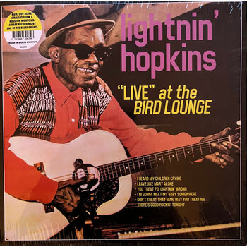 Lightnin' Hopkins – Live At The Bird Lounge LP (2024 Reissue, Splatter Effect Vinyl, Southern Echoes)