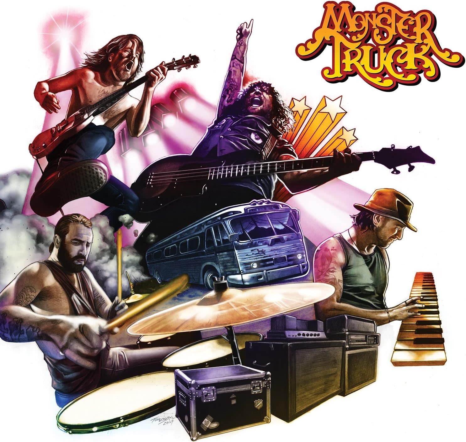 Monster Truck – True Rockers LP (White Vinyl, Dine Alone Records)