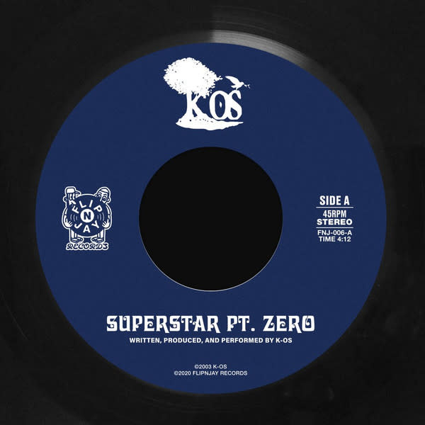 K-Os – Superstarr Pt. Zero / Supernovas 7" (2020	FlipNJay Records)