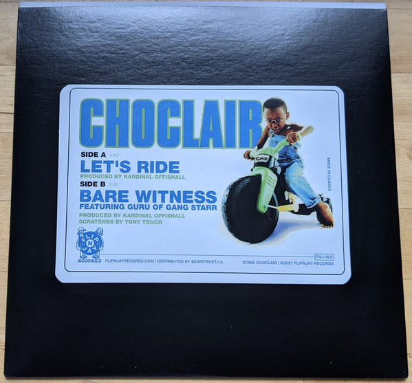 Choclair – Let's Ride / Bare Witness 7" (2021, FlipNJay Records)