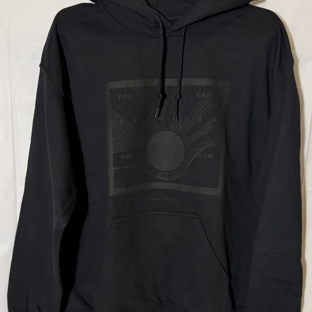 Black Can't Download The Sun Hoodie from Sound Signature [LARGE]