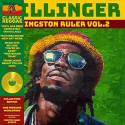 Dillinger – Kingston Ruler Vol.2 LP (2025,Translucent Bright Yellow Vinyl, Culture Factory)