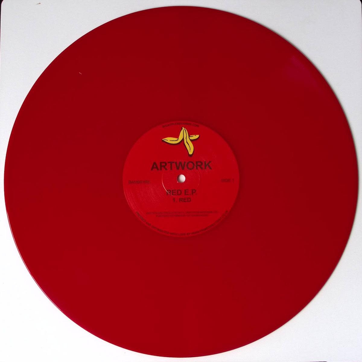 Artwork – Red E.P. 12" (2025 Reissue, Red Translucent Vinyl, Big Apple Records)
