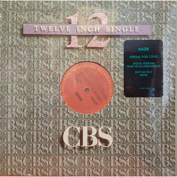 (VINTAGE) Raze - Break 4 Love 12" [VG+](1988,Canada)