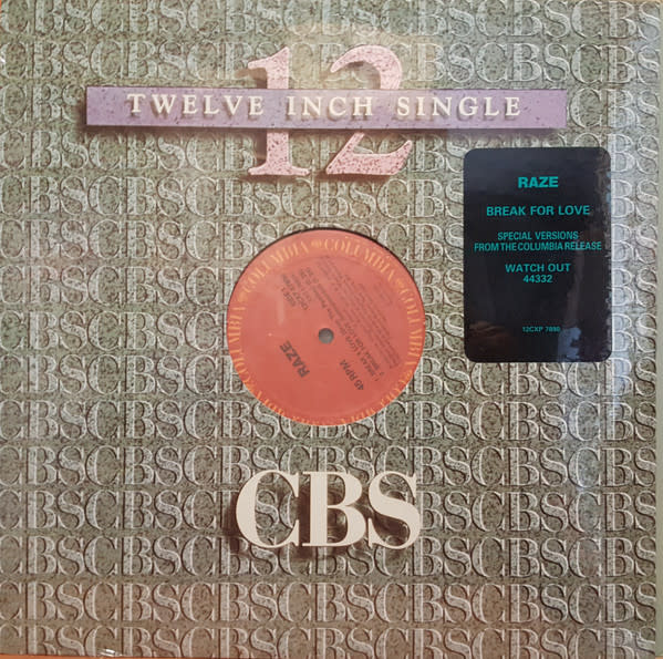 (VINTAGE) Raze - Break 4 Love 12" [VG+](1988,Canada)