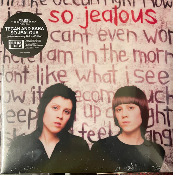 Tegan and Sara - So Jealous 2LP (20th Anniversary Deluxe Edition) [RSDBF2024], Limited 3000, Milky Clear Translucent Vinyl