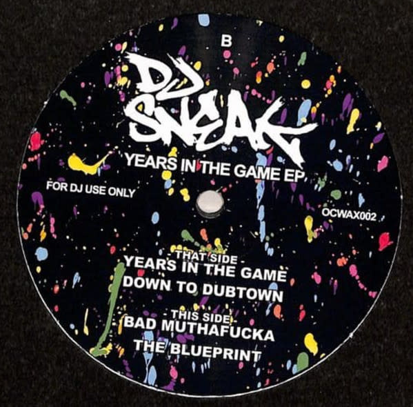 DJ Sneak – Years In The Game EP 12" (2024, Only Cuts)