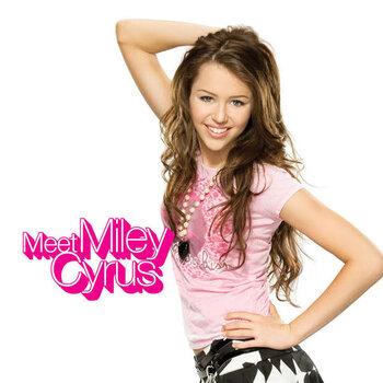 Miley Cyrus – Meet Miley Cyrus LP (2024 Reissue, White with Black Splatter Vinyl, Hollwood Records)