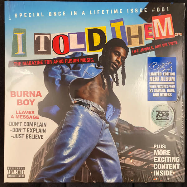 Burna Boy - I Told Them... LP (2023)