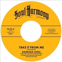 Barbara Long / The Cautions – Take It From Me / Poor Loser 7" (2025 Reissue, Soul Harmony)