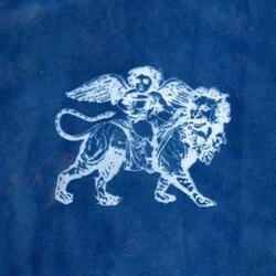 Agung Mango – In Belly We Trust LP (2025, Blue & White Marble Colored Vinyl, BELLYWASBORN)