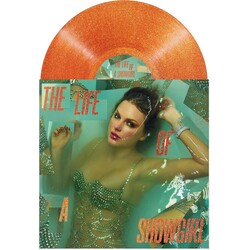 Taylor Swift – The Life Of A Showgirl LP (2025, Sweat & Vanilla Perfume Orange W/ Gold Glitter Vinyl, Republic Records)