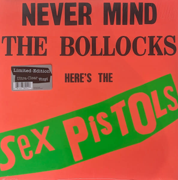 Sex Pistols – Never Mind The Bollocks Here's The Sex Pistols LP (2025 Reissue, Clear Vinyl, Warner Records)