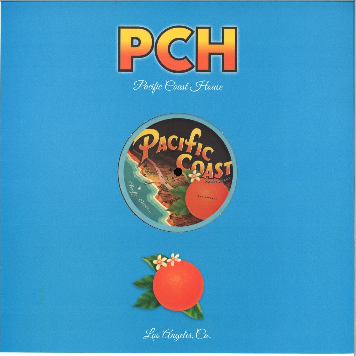 Big Sam Presents The Coastal Commission Feat Cpen – Rhodes Through Space 12" (2025 Reissue, Orange Vinyl, Pacific Coast House Recordings)