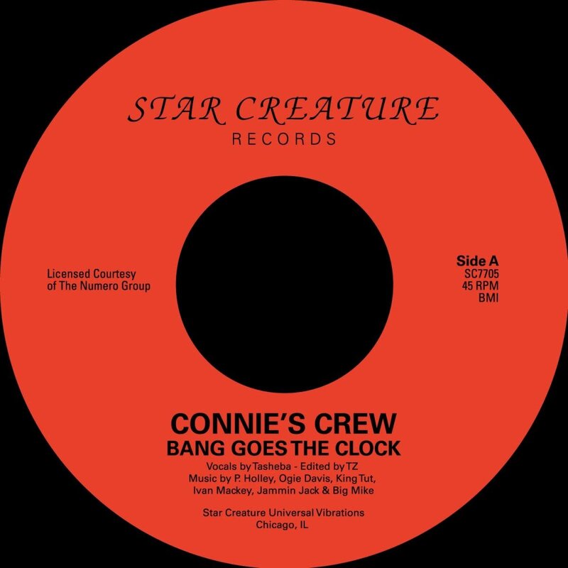 Connie's Crew / King Tut (Wroc-King) – Bang Goes The Clock / Power Of Tut 7" (2025, Star Creature)
