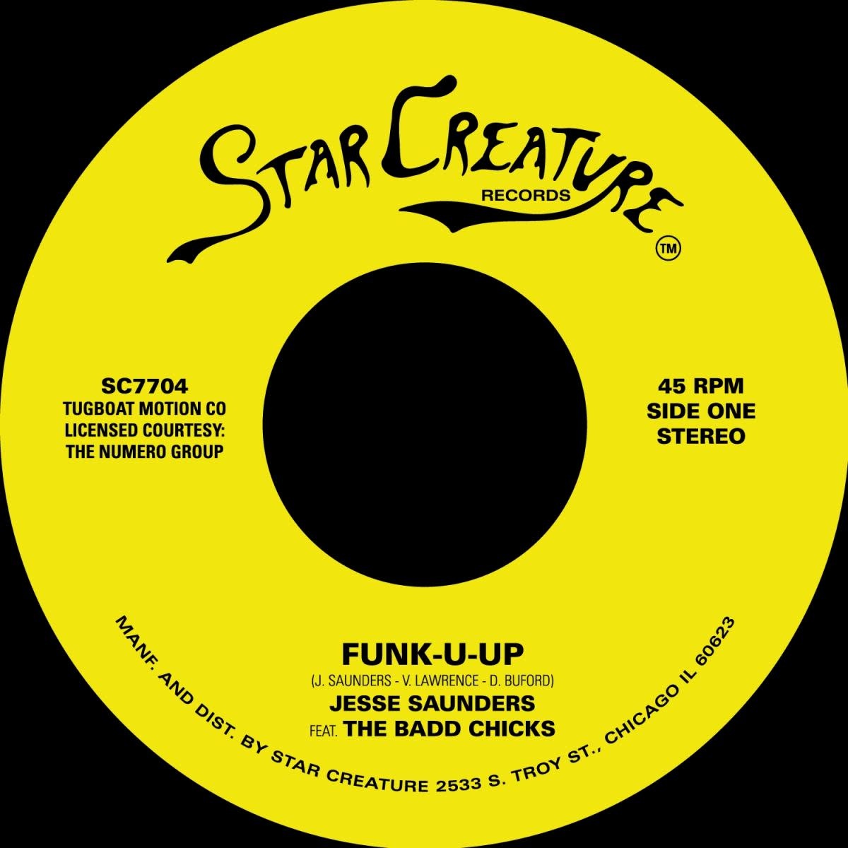 Jesse Saunders / Z-Factor – Funk-U-Up / Fantasy (Vocal) 7" (2025, Star Creature)