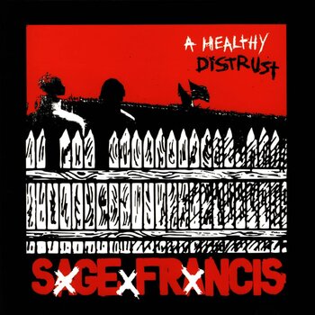 Sage Francis – A Healthy Distrust 2LP (2025 Reissue, Red / White Splatter Vinyl, Epitaph)