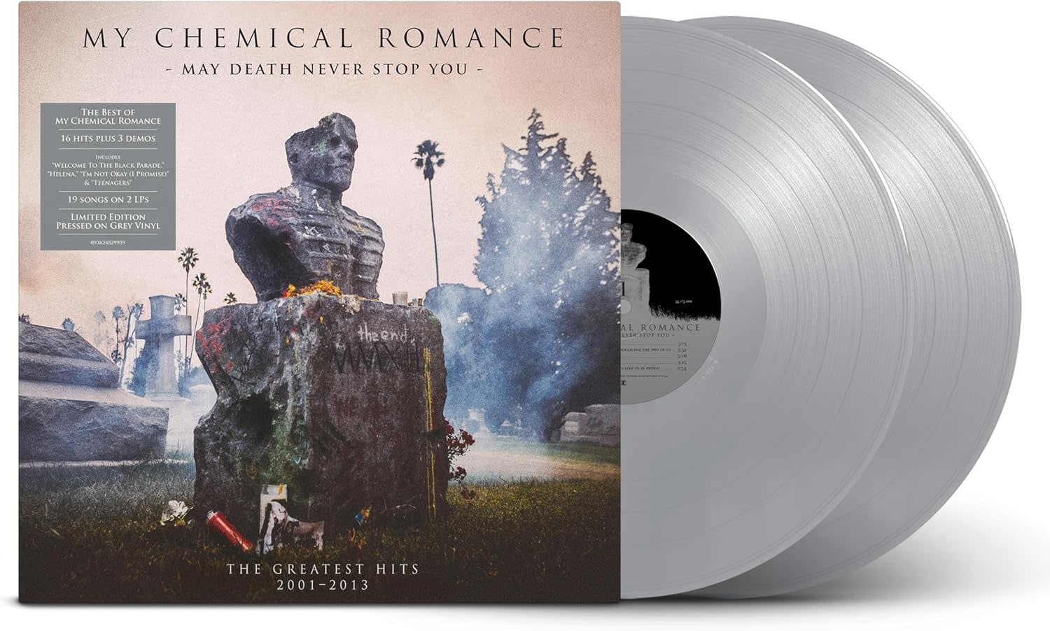 My Chemical Romance – May Death Never Stop You: The Greatest Hits 2001 - 2013 2LP (2025 Reissue, Grey Vinyl, Reprise Records)