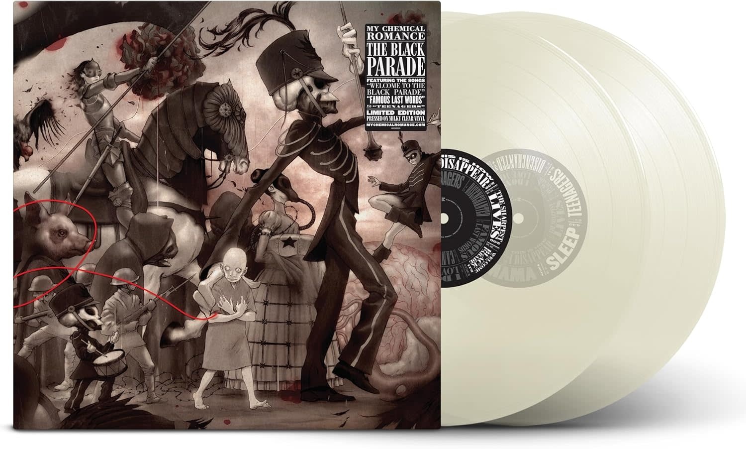 My Chemical Romance – The Black Parade 2LP (2025 Reissue, Milky Clear Vinyl, Reprise Records)