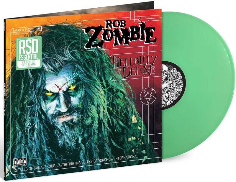 Rob Zombie – Hellbilly Deluxe LP (2025 Reissue, Glow In The Dark Vinyl, Geffen Records)