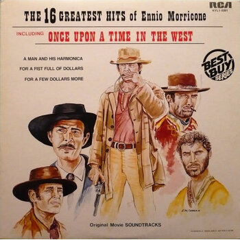 (VINTAGE) Ennio Morricone - The 16 Greatest Hits Of Ennio Morricone Including Once Upon A Time In The West LP [VG+](Canada Reissue)