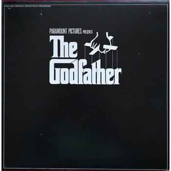 (VINTAGE) Nino Rota - The Godfather OST LP [Cover:VG,Disc:VG+](1972,Canada)