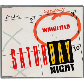 (VINTAGE) Whigfield - Saturday Night CD Single [NM](1994,Canada)