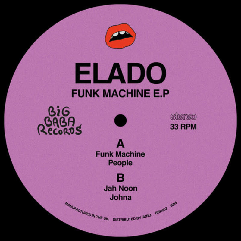 Elado – Funk Machine EP 12" (2025, Big Baba Records)