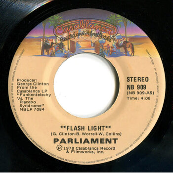 (VINTAGE) Parliament - Flash Light 7" Single [VG](1978 Casablanca,Canada)