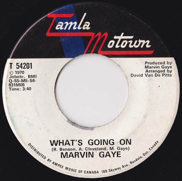 (VINTAGE) Marvin Gaye - What's Going On 7" Single [VG](1971 Tamla Motown ,Canada)