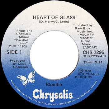 (VINTAGE) Blondie - Heart Of Glass 7" Single [VG](1979,Canada)