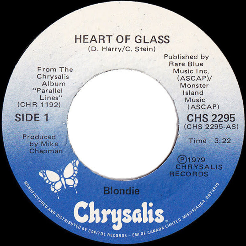 (VINTAGE) Blondie - Heart Of Glass 7" Single [VG](1979,Canada)