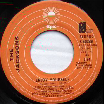 (VINTAGE) The Jacksons - Enjoy Yourself 7" Single [VG](1976,Canada)