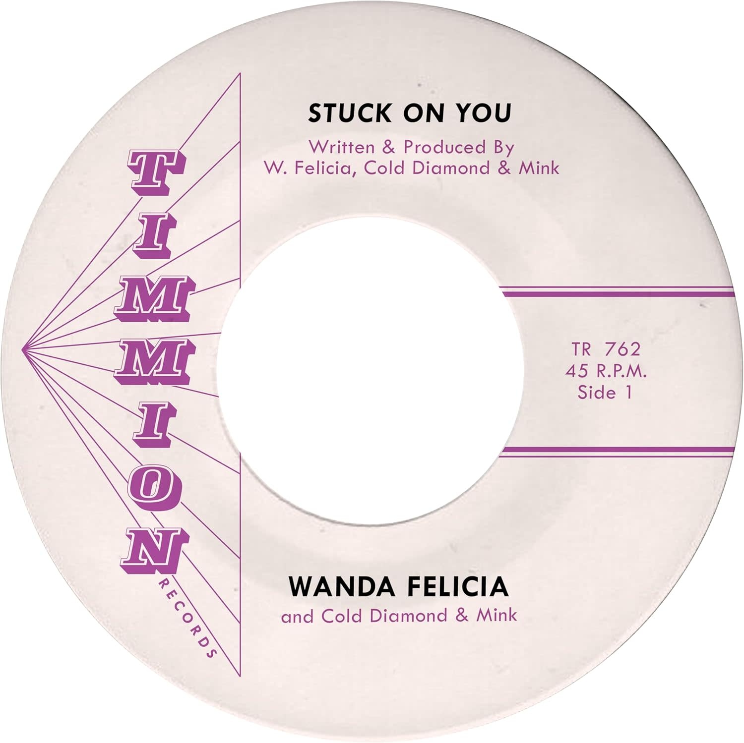 Wanda Felicia & Cold Diamond & Mink – Stuck On You 7" (2025, Timmion Records)
