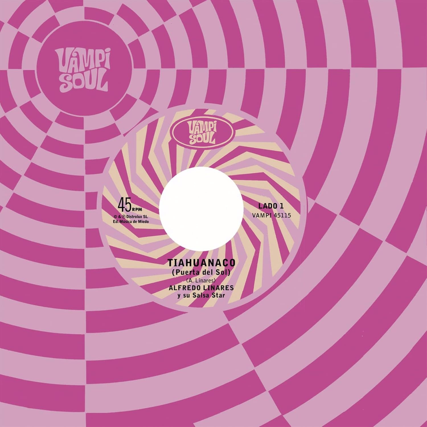 Alfredito Linares Y Su Salsa Star / Fruko y sus Tesos – Tiahuanaco 7" (2025, Vampi Soul)