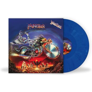 Judas Priest – Painkiller LP (2025 Reissue, 35th Anniversary Edition, Blue Marble Vinyl, Columbia)