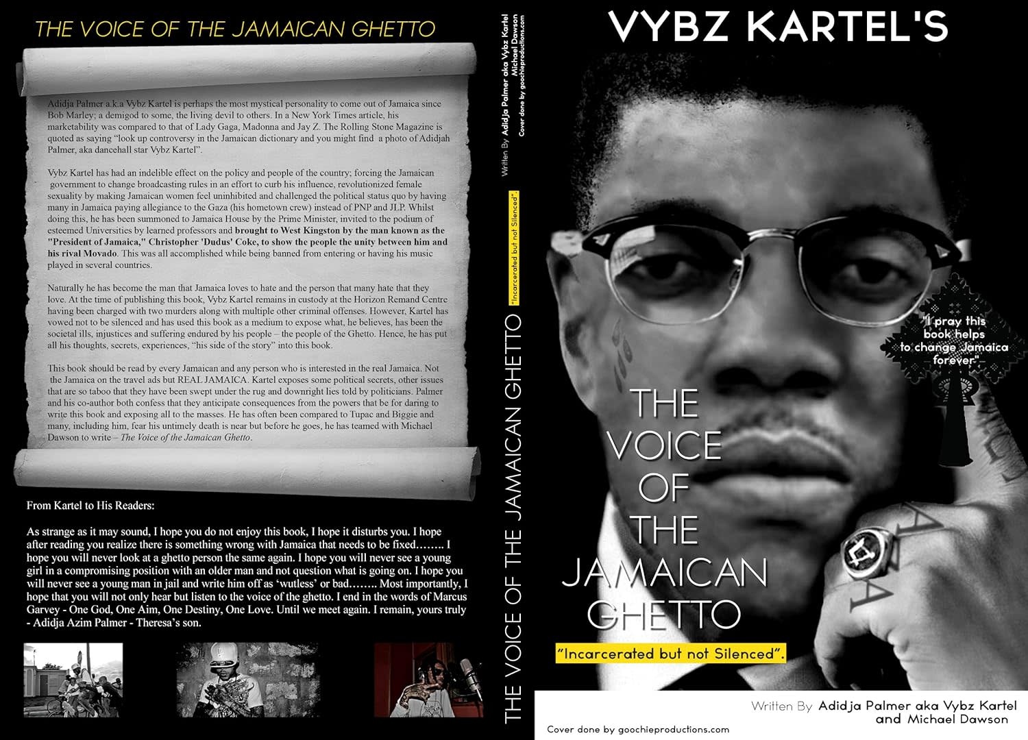 The Voice of the Jamaican Ghetto by Adidja Palmer (Vybz Kartel) Book