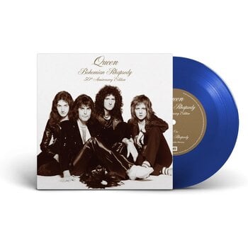 Queen – Bohemian Rhapsody (50th Anniversary Edition) 7" (2025 Reissue, Blue Transparent Vinyl, EMI)