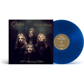Queen – Bohemian Rhapsody 12" (2025, Blue Vinyl, 50th Anniversary Edition, Hollywood Records)