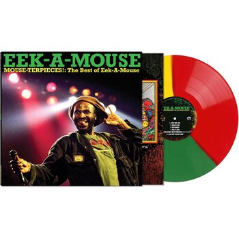 Eek-A-Mouse	- Mouse-Terpieces: The Best of Eek-a-Mouse LP (2025, Red/Green/Yellow Split Vinyl, Cleopatra)