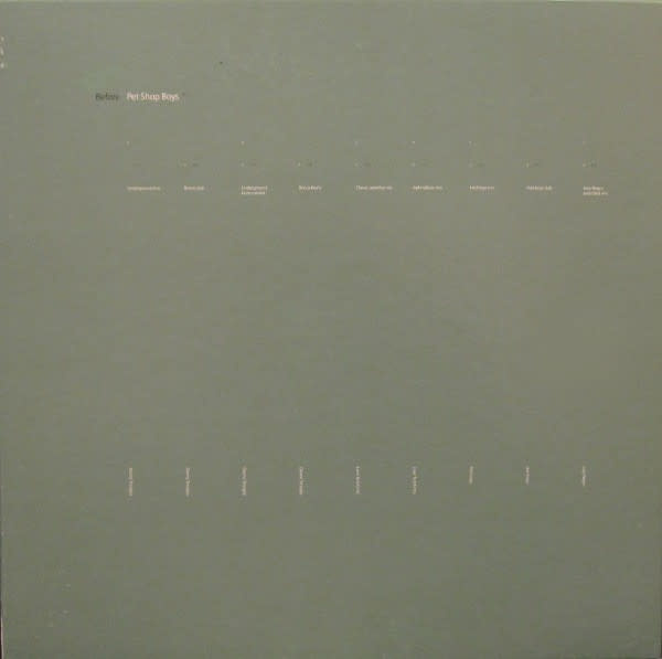 (VINTAGE) Pet Shop Boys - Before 3x12" BOXSET [VG+] (1996,UK)