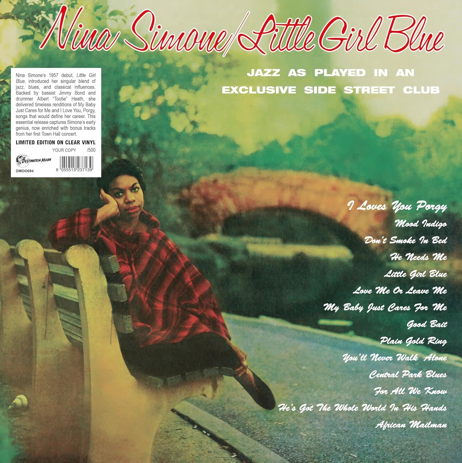 Nina Simone – Little Girl Blue LP (2025 Reissue, Clear Vinyl, Destination Moon)