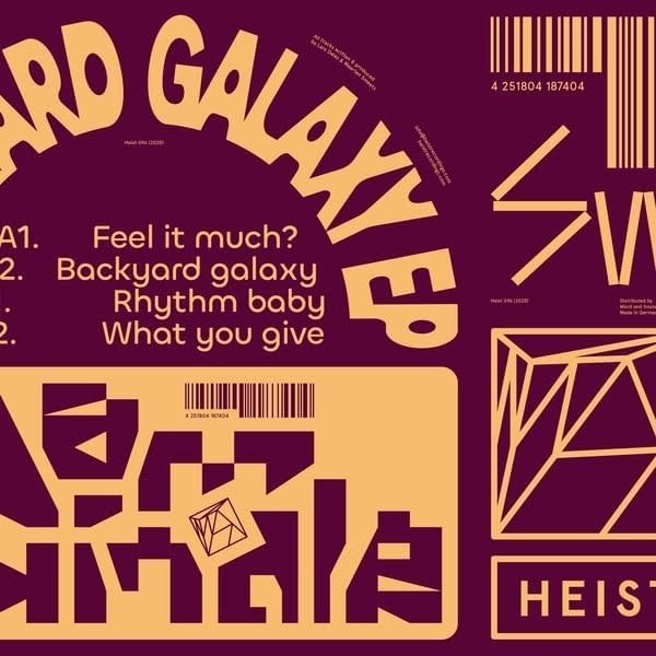 Dam Swindle – Backyard Galaxy EP 12" (2025, Heist)