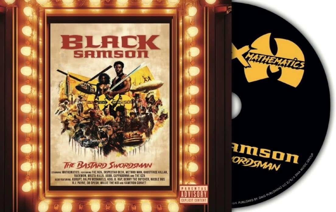 Wu-Tang x Mathematics – Black Samson, The Bastard Swordsman CD (2025, 36 Chambers)