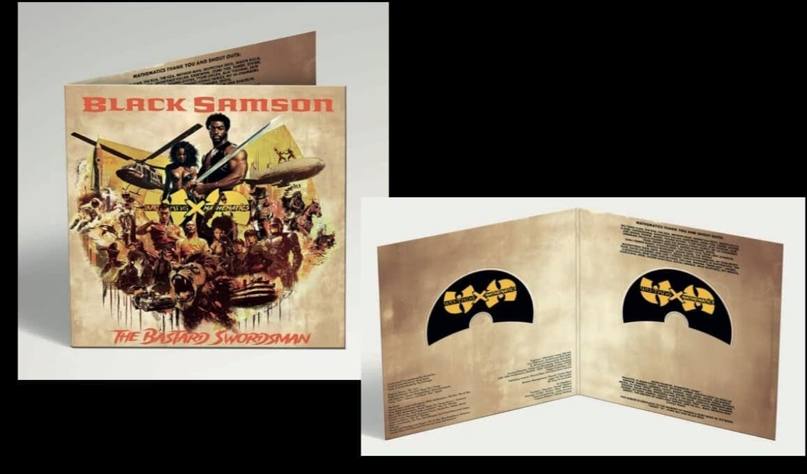 Wu-Tang x Mathematics – Black Samson, The Bastard Swordsman CD (2025, Deluxe Edition, 36 Chambers)